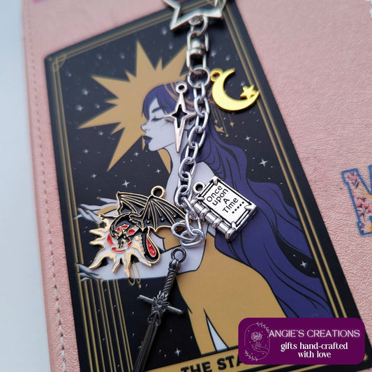 Book Dragon Kindle Charm