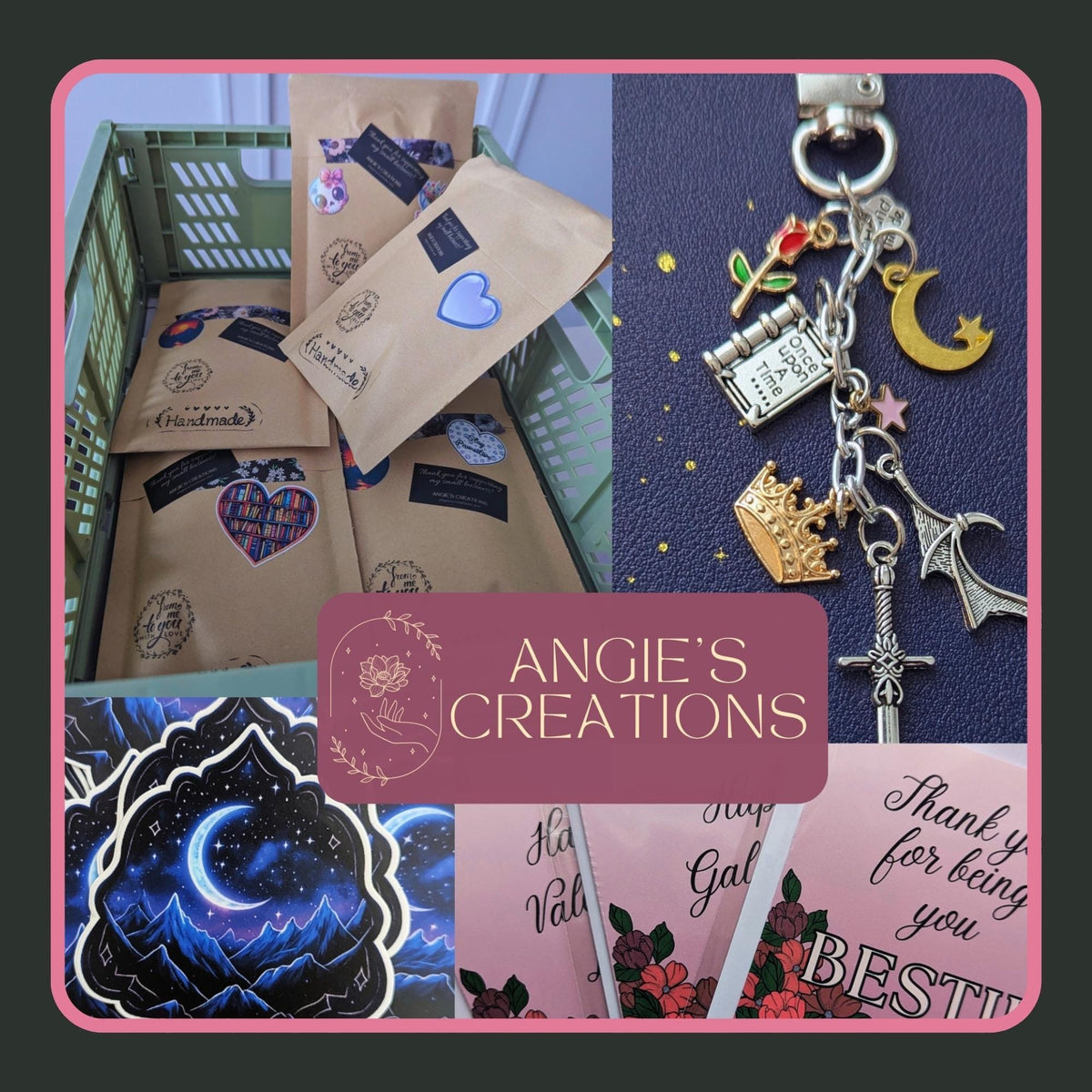 Cozy Bookish Stationery Bag - Romantasy Notepad & Bookmark Lucky Dip