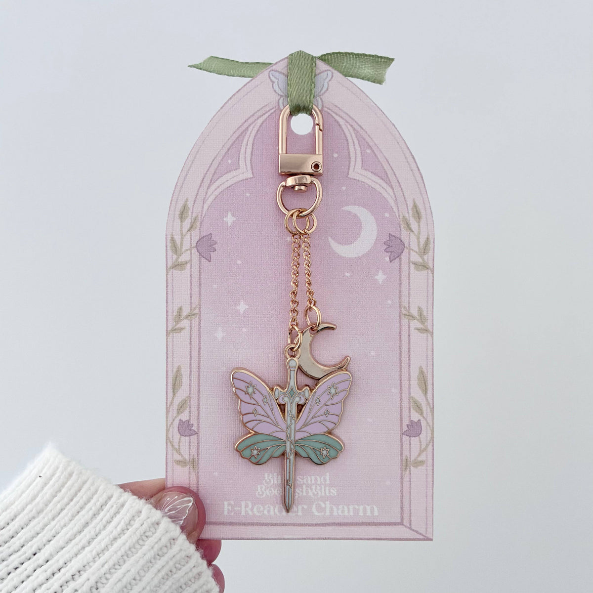 Fairy Sword E-Reader Charm & Stickers
