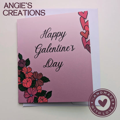 Happy Galentine's Day Card | Handmade A2