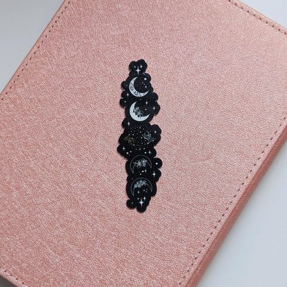 Fourth Wing sticker', Moon Phases 3in Holographic Waterproof Vinyl