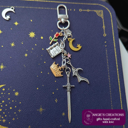 ACOTAR Inspired Sword Kindle Charm