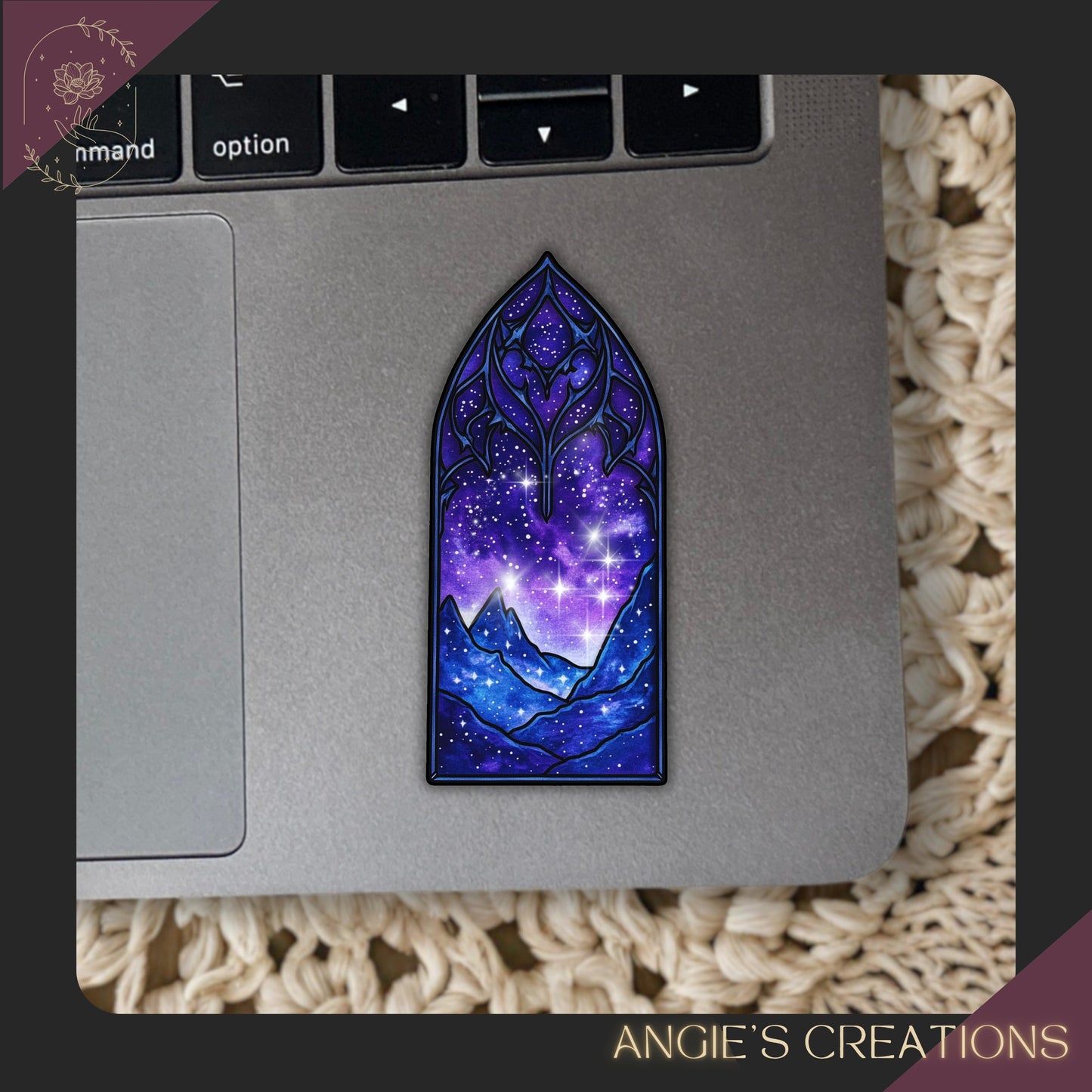 Magical Night Court Window Vinyl Sticker