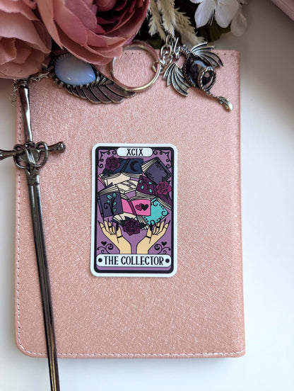 Tarot Card Sticker, 3" Waterproof Matte Decal, Dishwasher Safe, Hand-Drawn