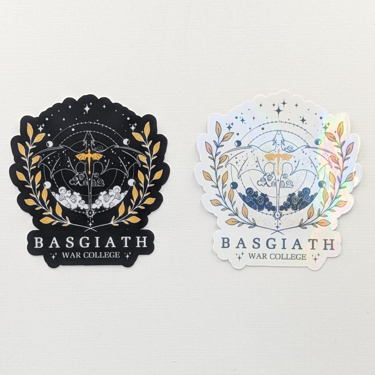 Dragon College Crest Waterproof Sticker or Fridge Magnet | 3” Dishwasher Safe, War Fourth Wing Inspired, Bookstagram or Booktok Kindle Gifts