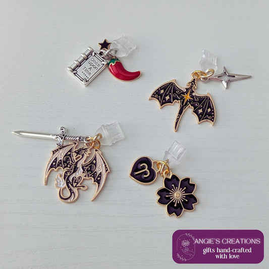 Custom Romantasy USB C Dust Plug