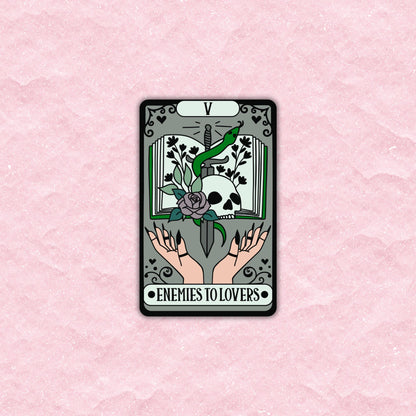 Enemies Lovers Tarot Card Sticker