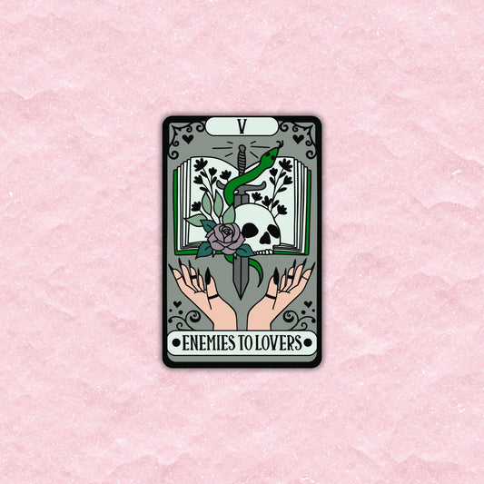 Enemies Lovers Tarot Card Sticker