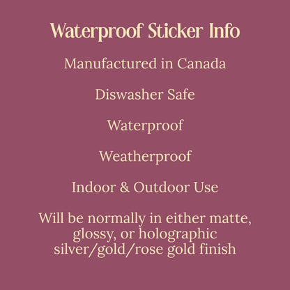 Night Court Sticker, Wraith Dark, 3" Matte Waterproof Vinyl Decal