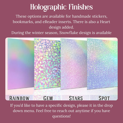 Holographic Kindle Insert, 'To The Stars' Velaris Navy Gold Skin!
