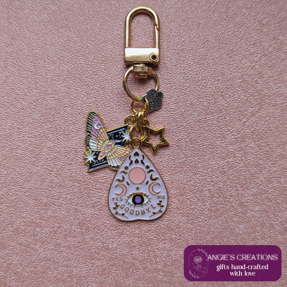 Witchcore Kindle Charm, Pastel Planner Keychain Ereader Accessory