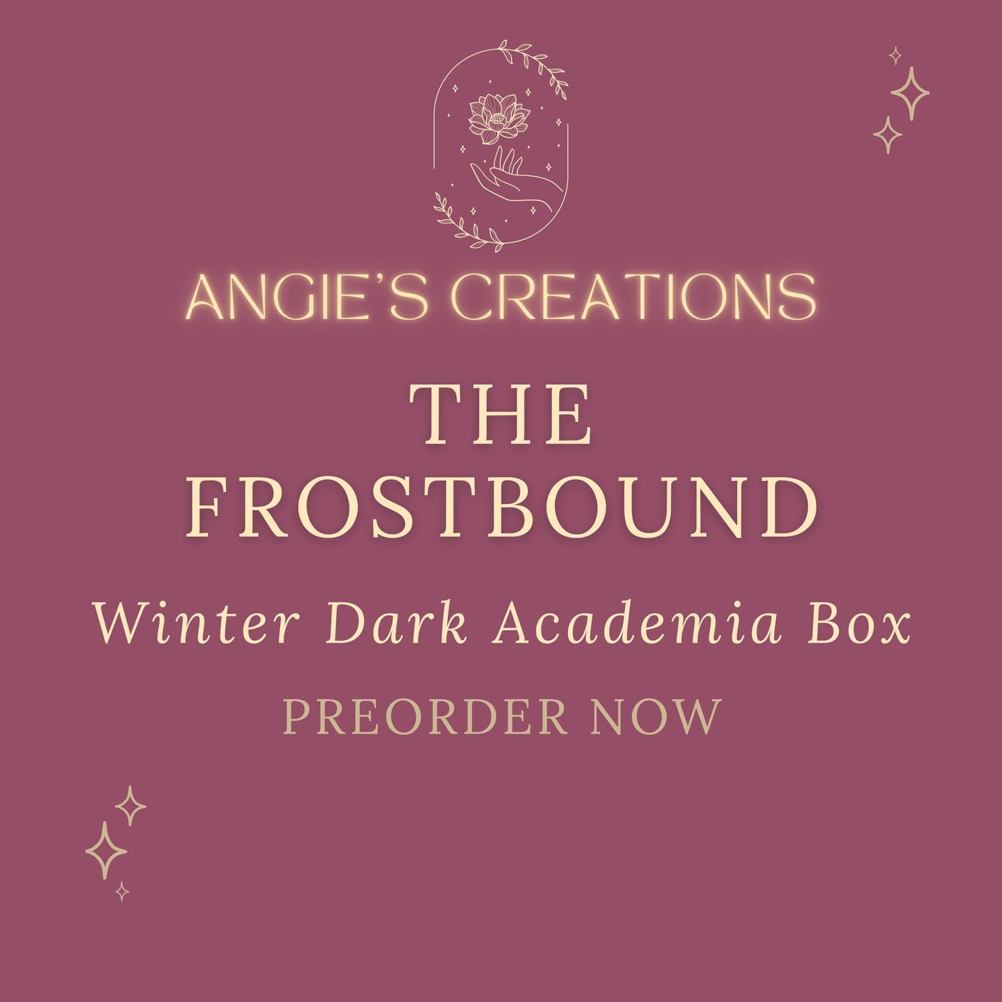 A winter, dark academia inspired reader's box for long cold nights and moody reading sessions. Standard and Deluxe tiers available, same core lineup of keychain, candle, stickers, and bookmark, with Deluxe adding a journal and bonus charm. Ready to preorder now, ships in time for the holidays.