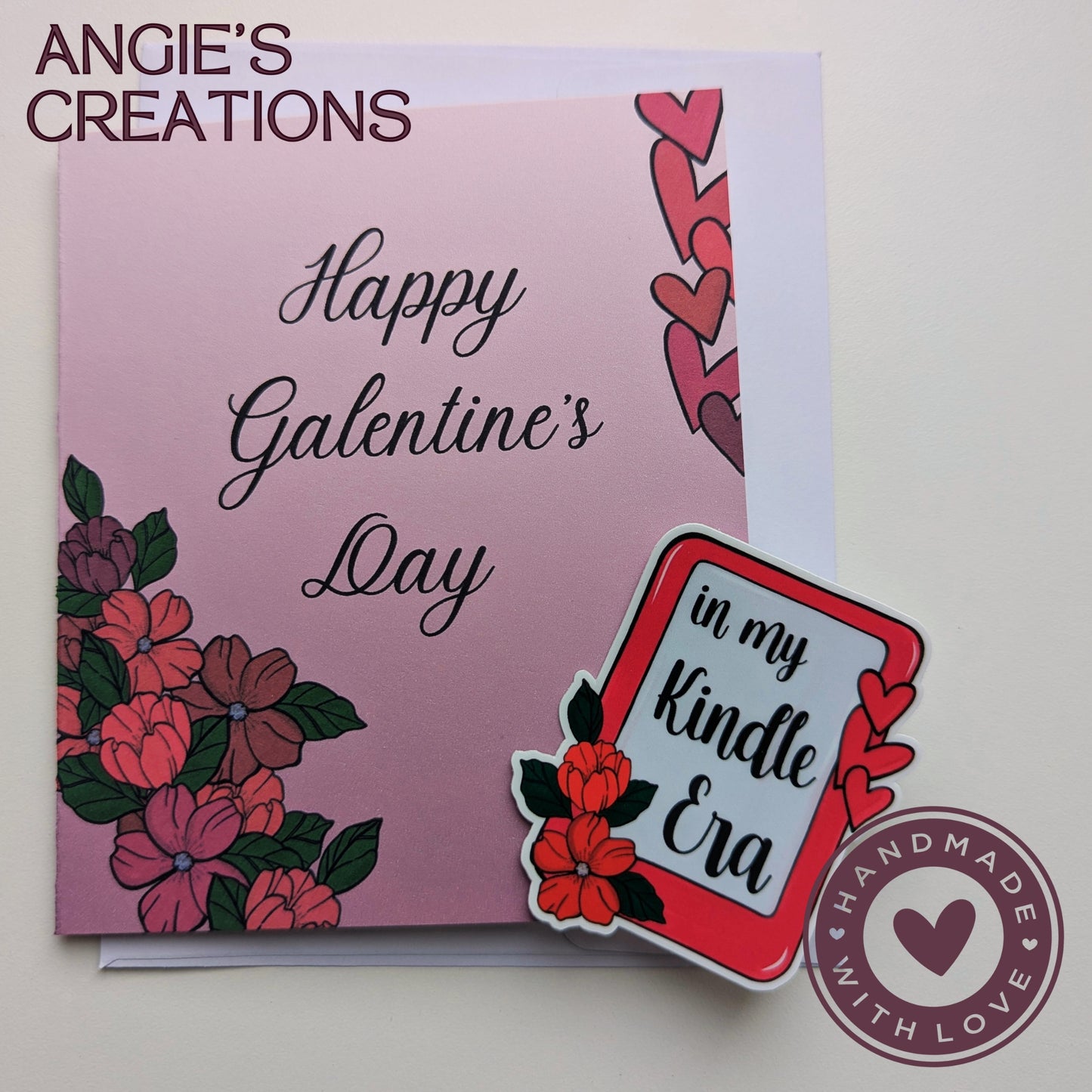 Happy Galentine's Day Card | Handmade A2