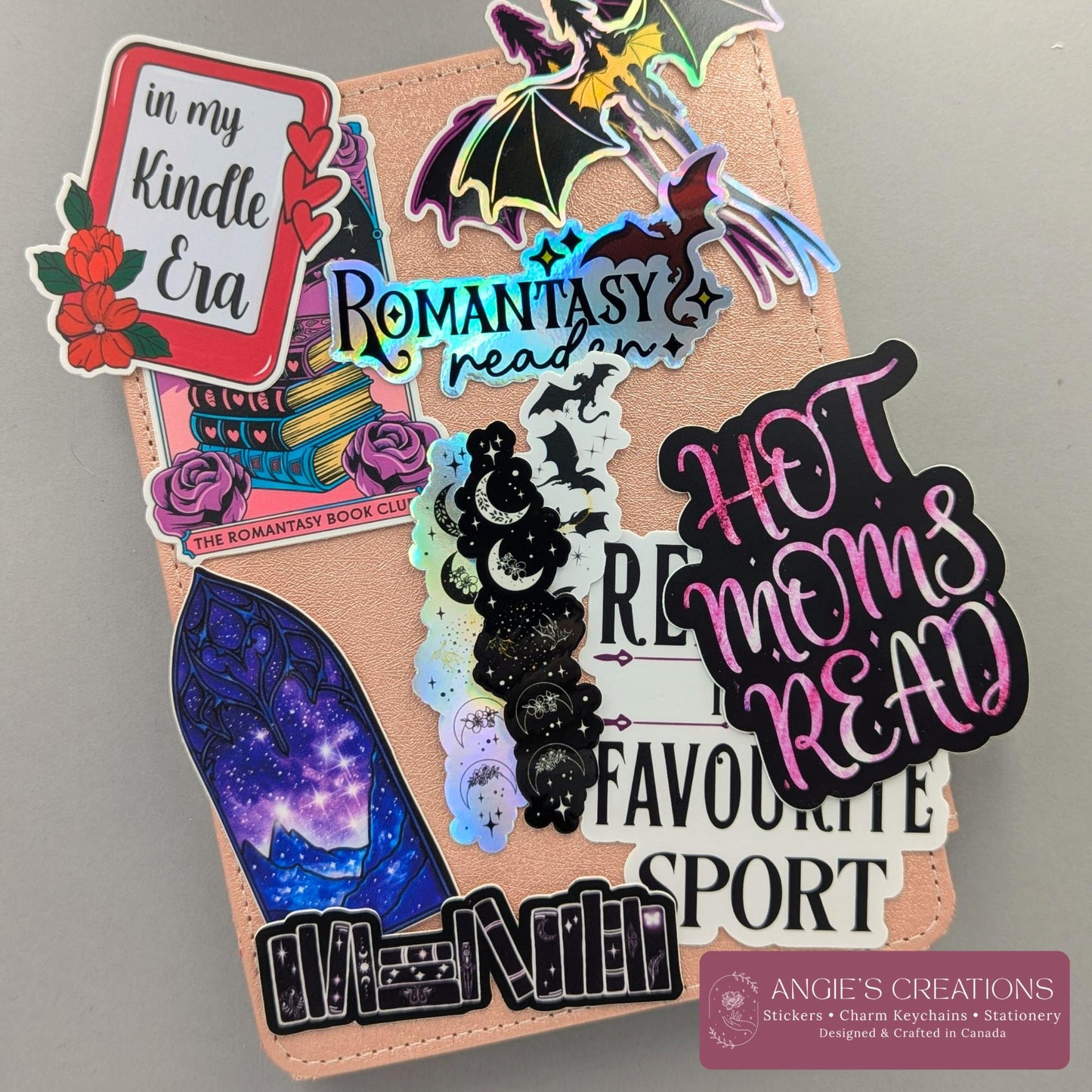 Romantasy mystery bag' Charm Keychain Set, 1-3 Charms, Stickers!!