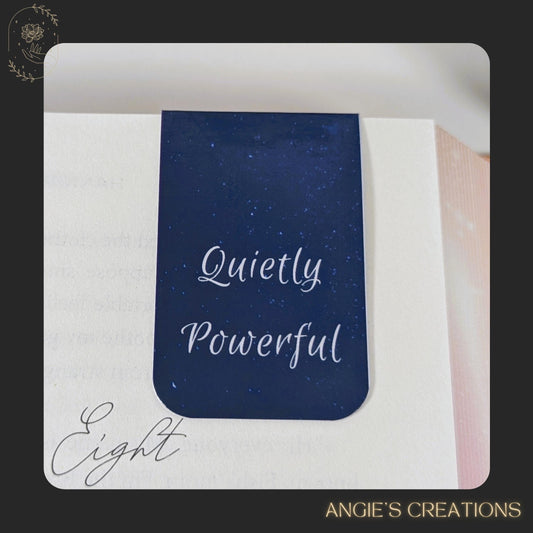Quietly Powerful Affirmation Magnetic Bookmark