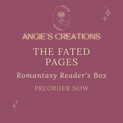 A romantasy lover's dream box built around every trope you can't resist. Standard and Deluxe tiers, packed with a keychain, candle, stickers, and bookmark, with Deluxe stepping it up with a journal and bonus charm. No customization required, just pick your tier and preorder.