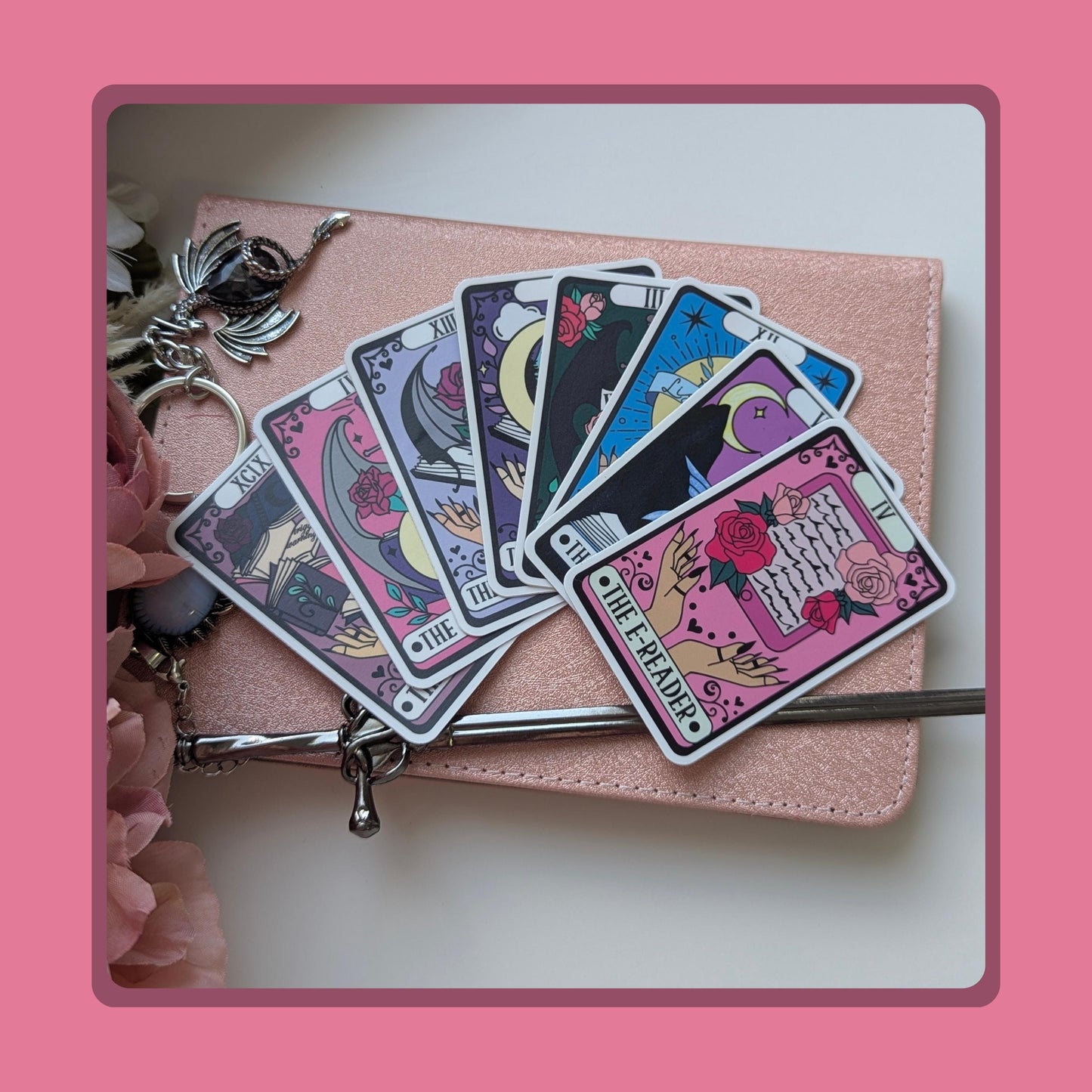 Holographic Bookish Stickers, ACOTAR Inspired 2" Or 3" Waterproof