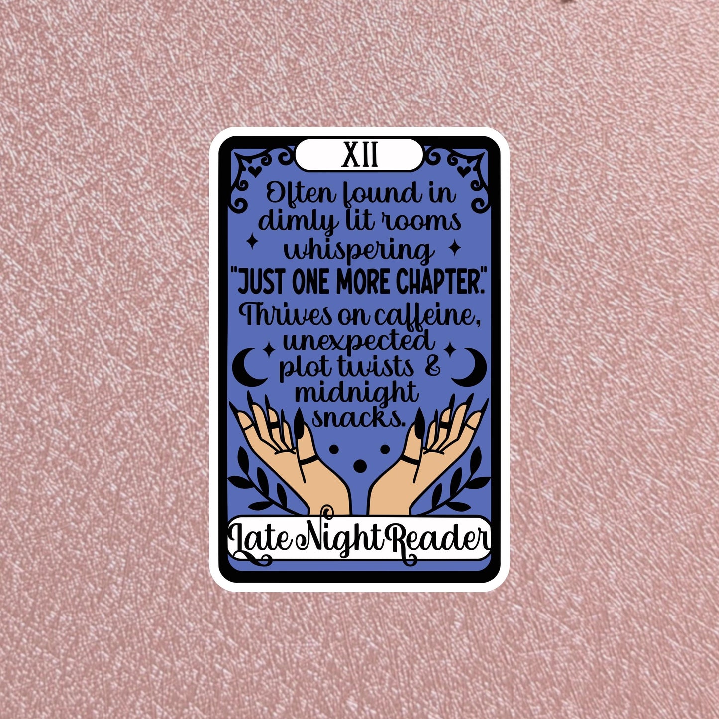 Acrylic Kindle Grip Late Night Readers Club Grip & Sticker Bundle