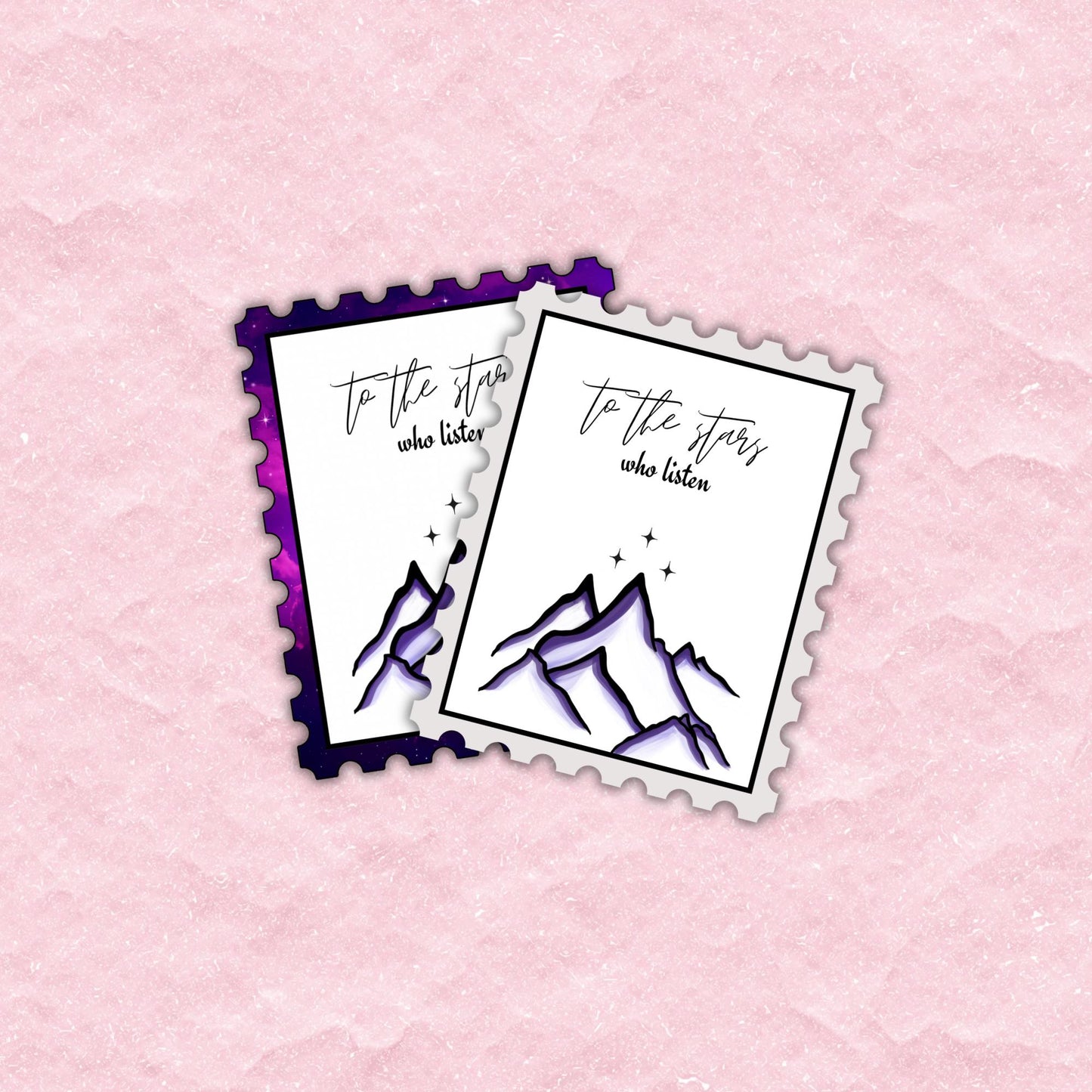 To the Stars who Listen ACOTAR Stamp Sticker | 2x2.5"