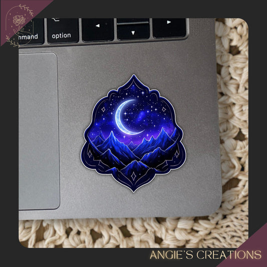 Mythical Night Sky Vinyl Sticker