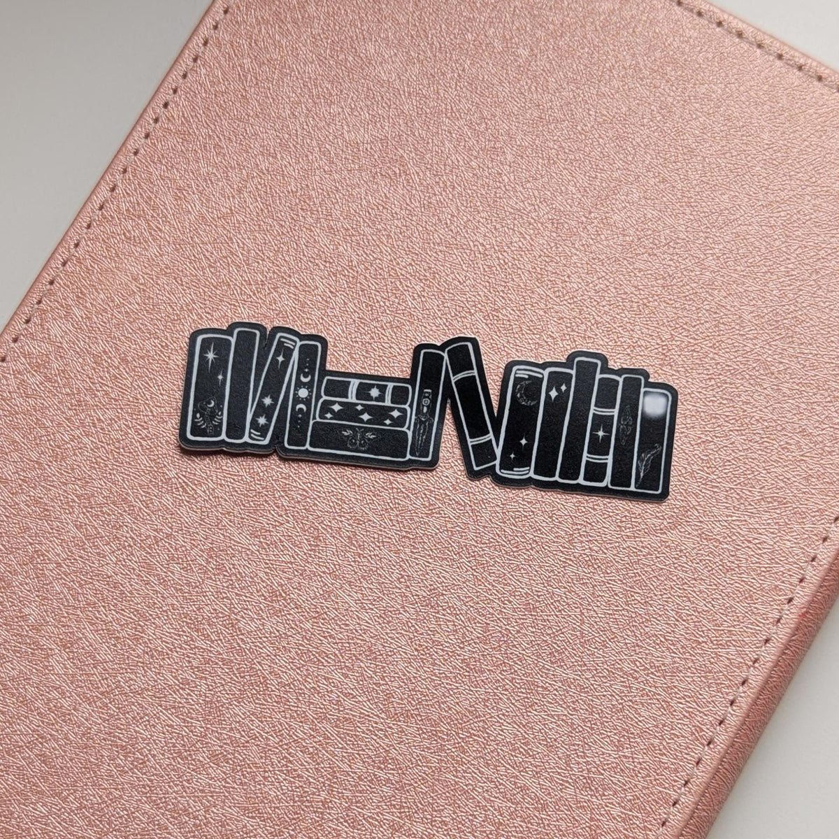 Dark Academia Bookshelf Waterproof Sticker