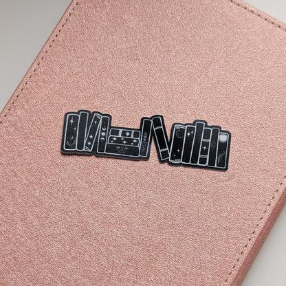 Dark Academia Bookshelf Waterproof Sticker