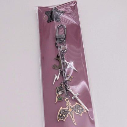 Dragon Rider Charm Keychain & Dust Plug Bundle
