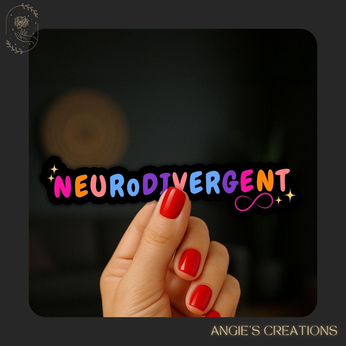 Neurodivergent Vinyl Sticker