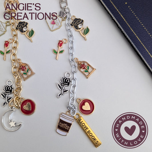 Bookish Coffee Kindle Charm