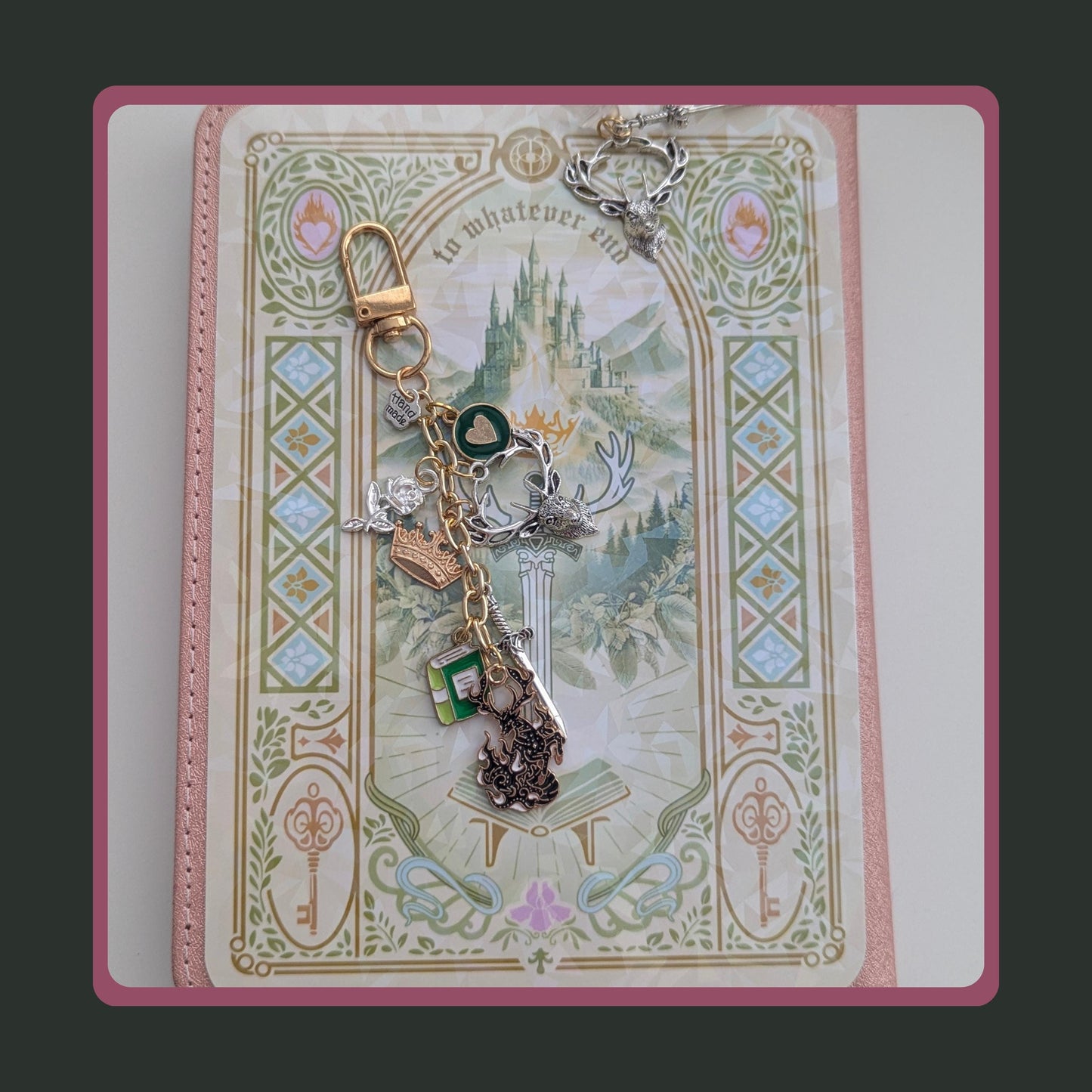 Enamel Kindle Grip, Ethereal Moth Complete Bundle, Sticker Insert