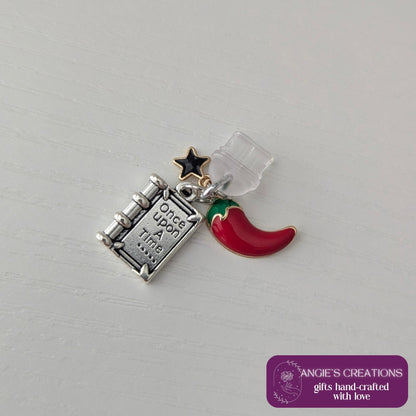 USB C Dust Plug, Zodiac Dragon Kindle E-Reader Charm, Zinc Alloy.