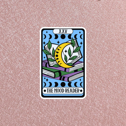 Tarot Card Sticker, Mood Reader 3" Waterproof Matte Decal Dishwasher Safe