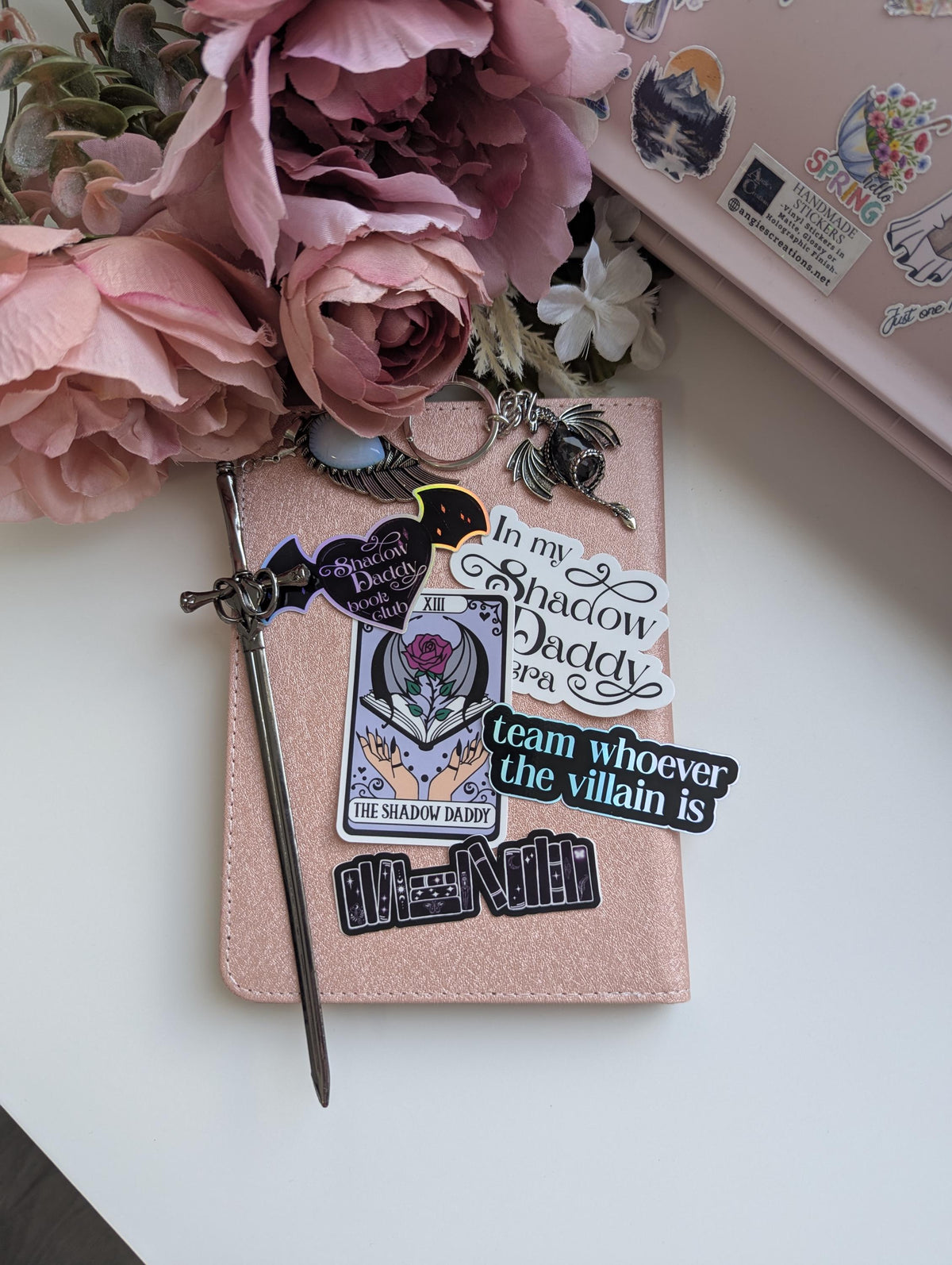 Shadow Daddy 5 Sticker Pack | 3” Waterproof, Dishwasher Safe | Team Villain Feminine Apologist