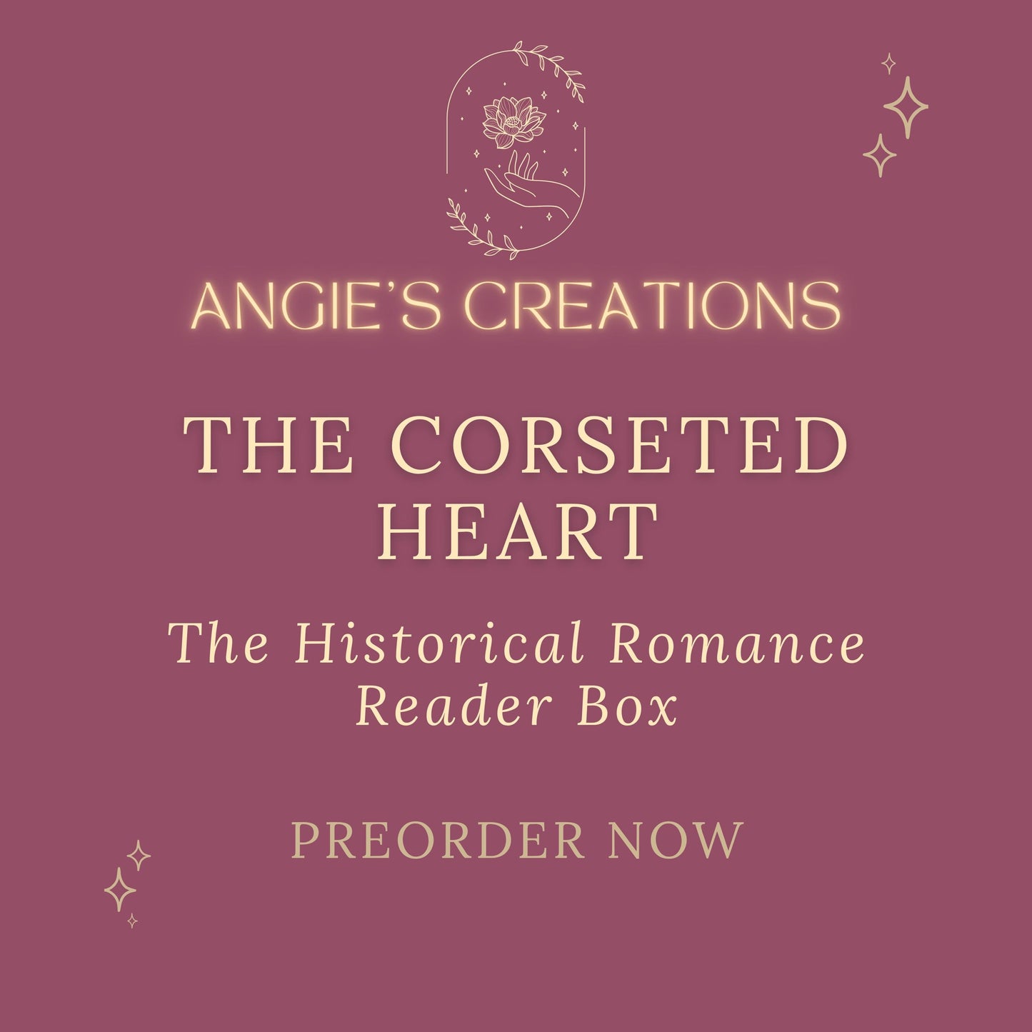Historical Romance Gift Box, 7 Tarot Stickers, Holographic Kindle