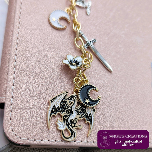 Dragon Moon Kindle Charm
