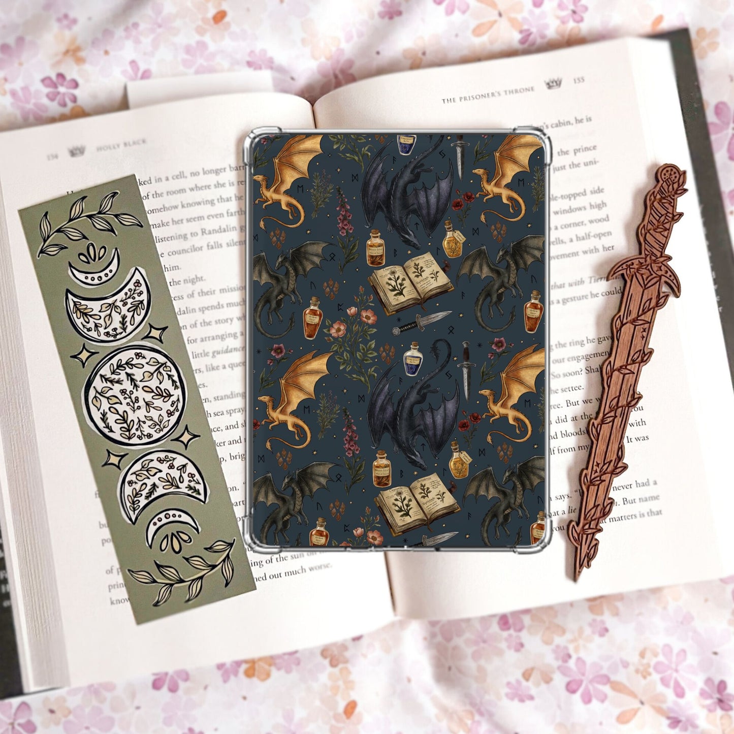Dragon Apothecary Kindle Insert | Hand Drawn
