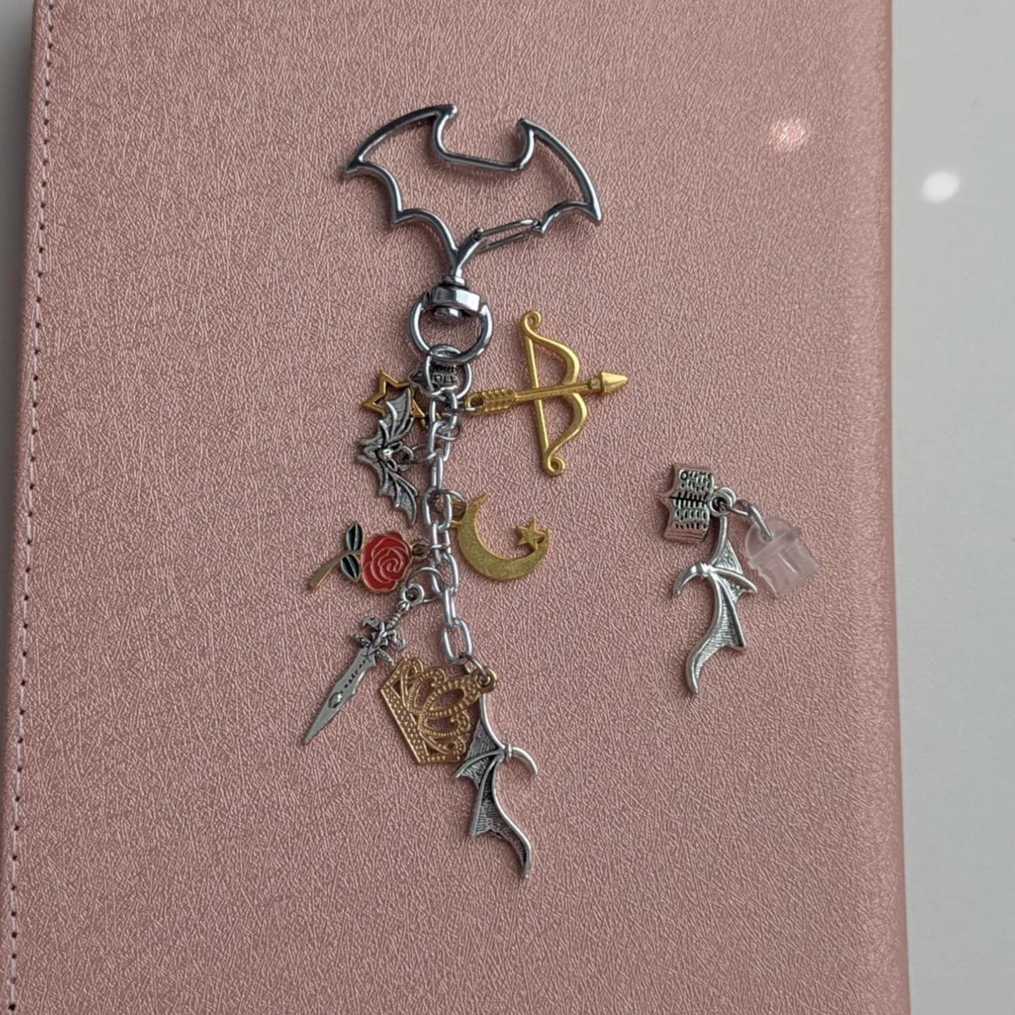Royal Bow & Arrow Charm Keychain Bundle