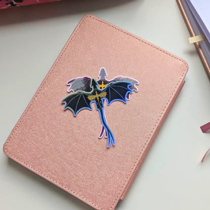 Purple Andarna & Tairn Waterproof Sticker
