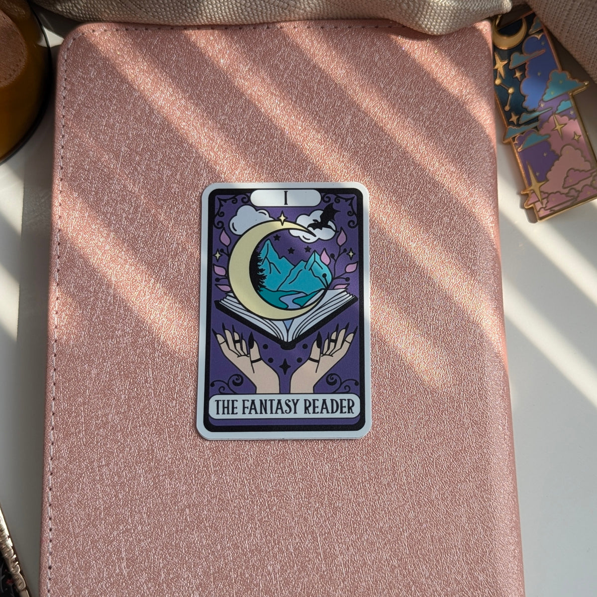 Fantasy Reader Tarot Card Waterproof Sticker