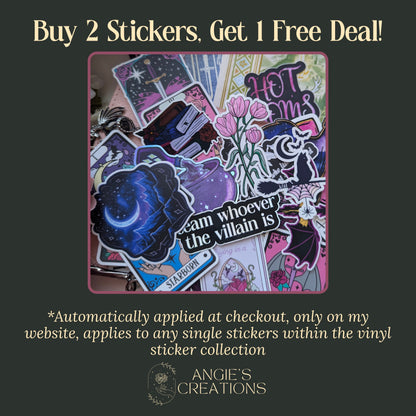 Valkyrie & Dragon Riders Book Club Waterproof Sticker