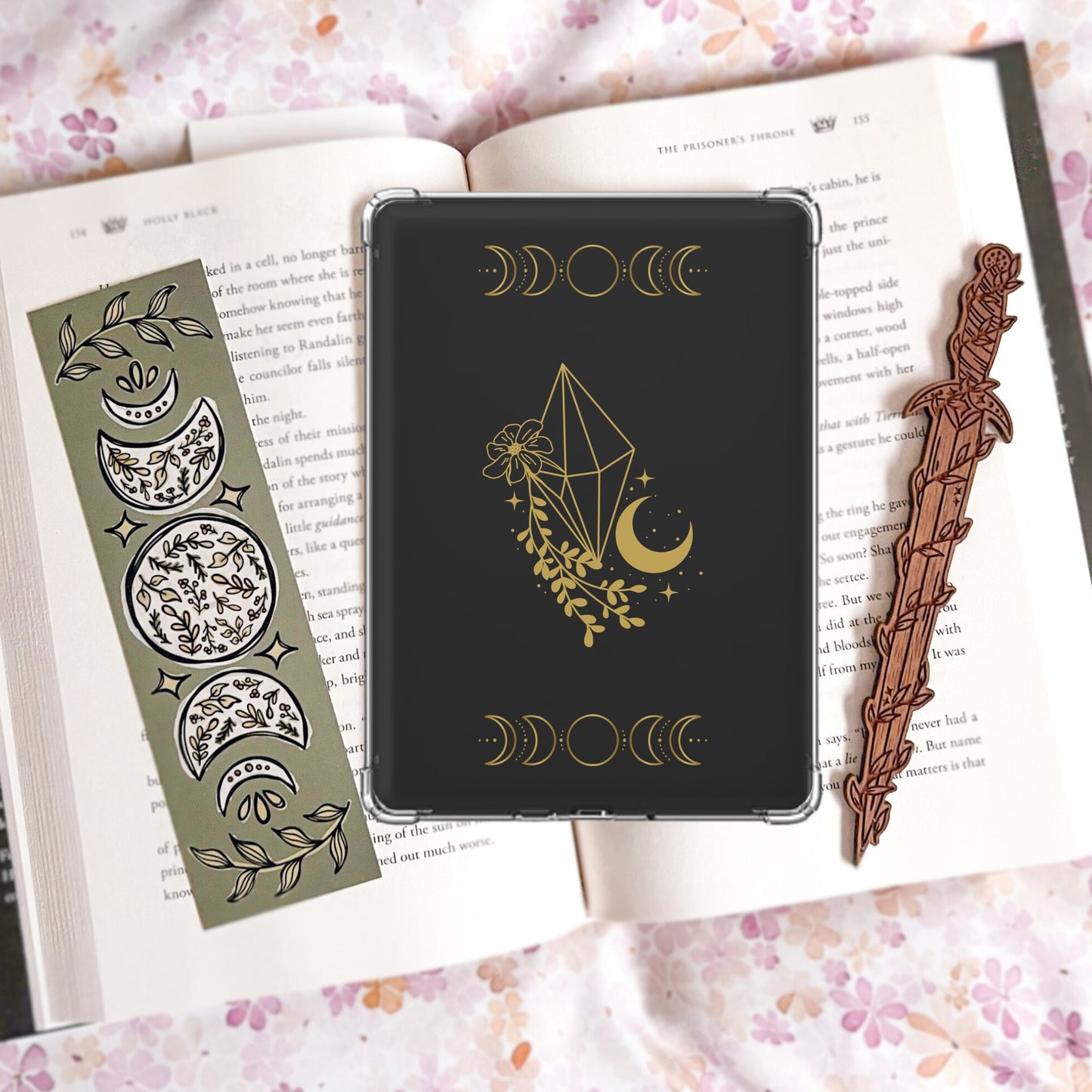 Crystal Moon Floral Kindle Insert