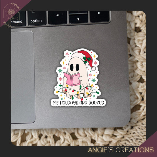 My Holidays are Booked Ghost Vinyl Sticker