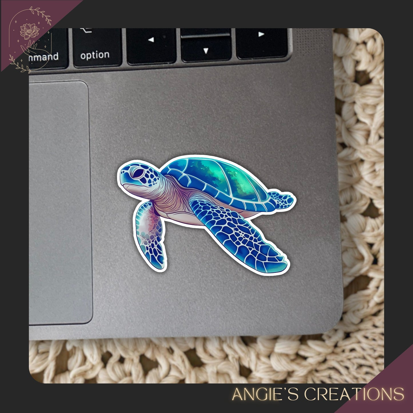 The Ocean Sea Turtle Vinyl Sticker