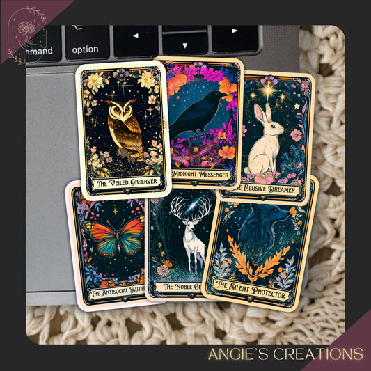 The Mythical Tarot Card Deck Sticker Set