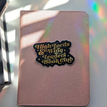 High Lords & Wing Leaders Book Club Waterproof Sticker