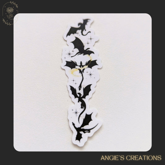 Flying Dragons Tairn & Andarna Vinyl Sticker or Magnet