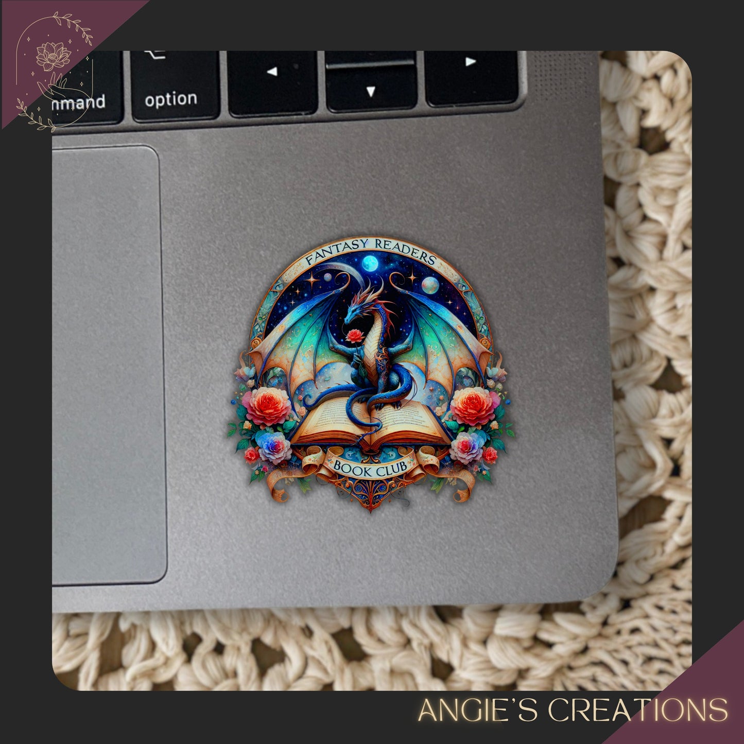 The Fantasy Book Club Vinyl Sticker