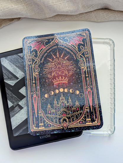 Crowns of Nyaxia Kindle Insert | Vampire Inspired, Oraya Raihn | Bookish Kindle Case Decal | House of Night Reader Gift