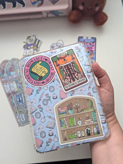 bookish stationery bundle, Historical Romance Tarot Sticker Set7pc
