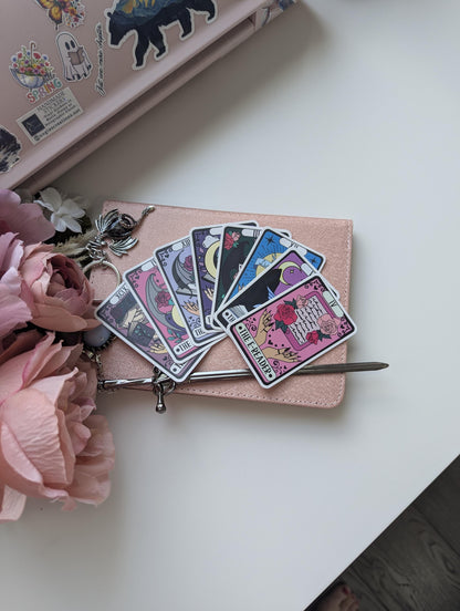 Bookish Tarot Card Sticker Pack